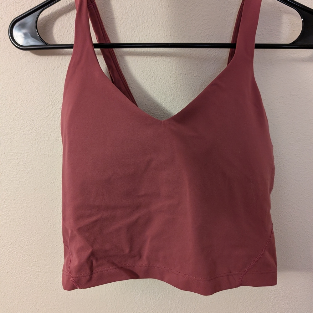 Dusty Rose V-Neck Crop Top